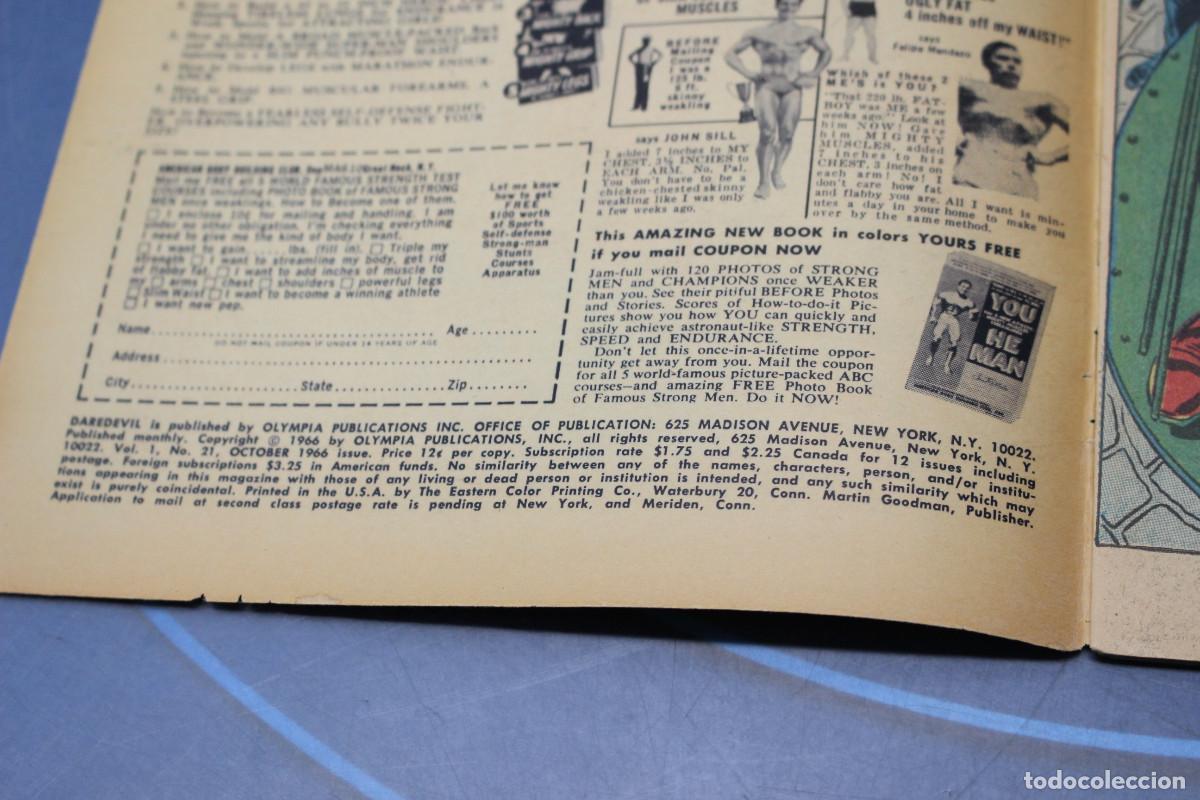 C&oacute;mics: Marvel Comics. Daredevil #21, 1966. USA. &rdquo;The Trap is Sprung!&rdquo;. - Foto 9
