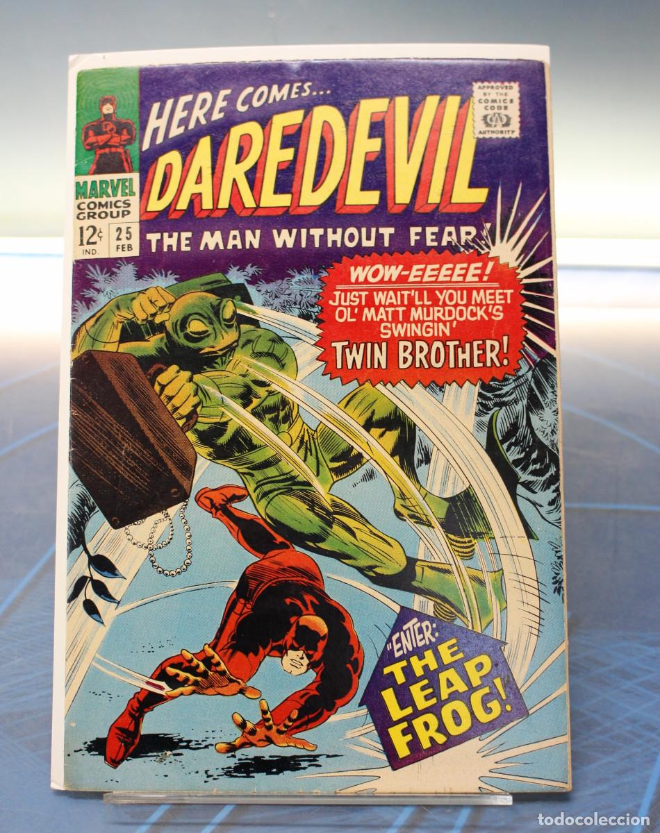C&oacute;mics: Marvel Comics. Daredevil #25, 1967. USA. &rdquo;Enter: The Leap - Frog!&rdquo;. - Foto 1