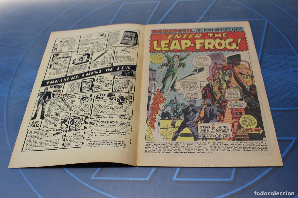 C&oacute;mics: Marvel Comics. Daredevil #25, 1967. USA. &rdquo;Enter: The Leap - Frog!&rdquo;. - Foto 6