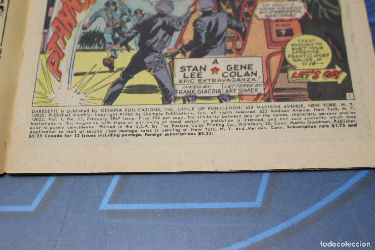 C&oacute;mics: Marvel Comics. Daredevil #25, 1967. USA. &rdquo;Enter: The Leap - Frog!&rdquo;. - Foto 7