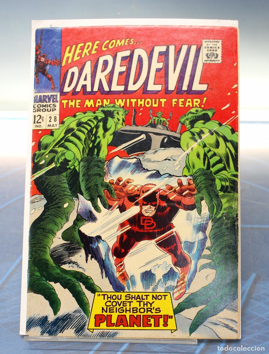 C&oacute;mics: Marvel Comics. Daredevil #28, 1967. USA. &rdquo;Thou shalt not covet thy neighbor's planet!&rdquo;.