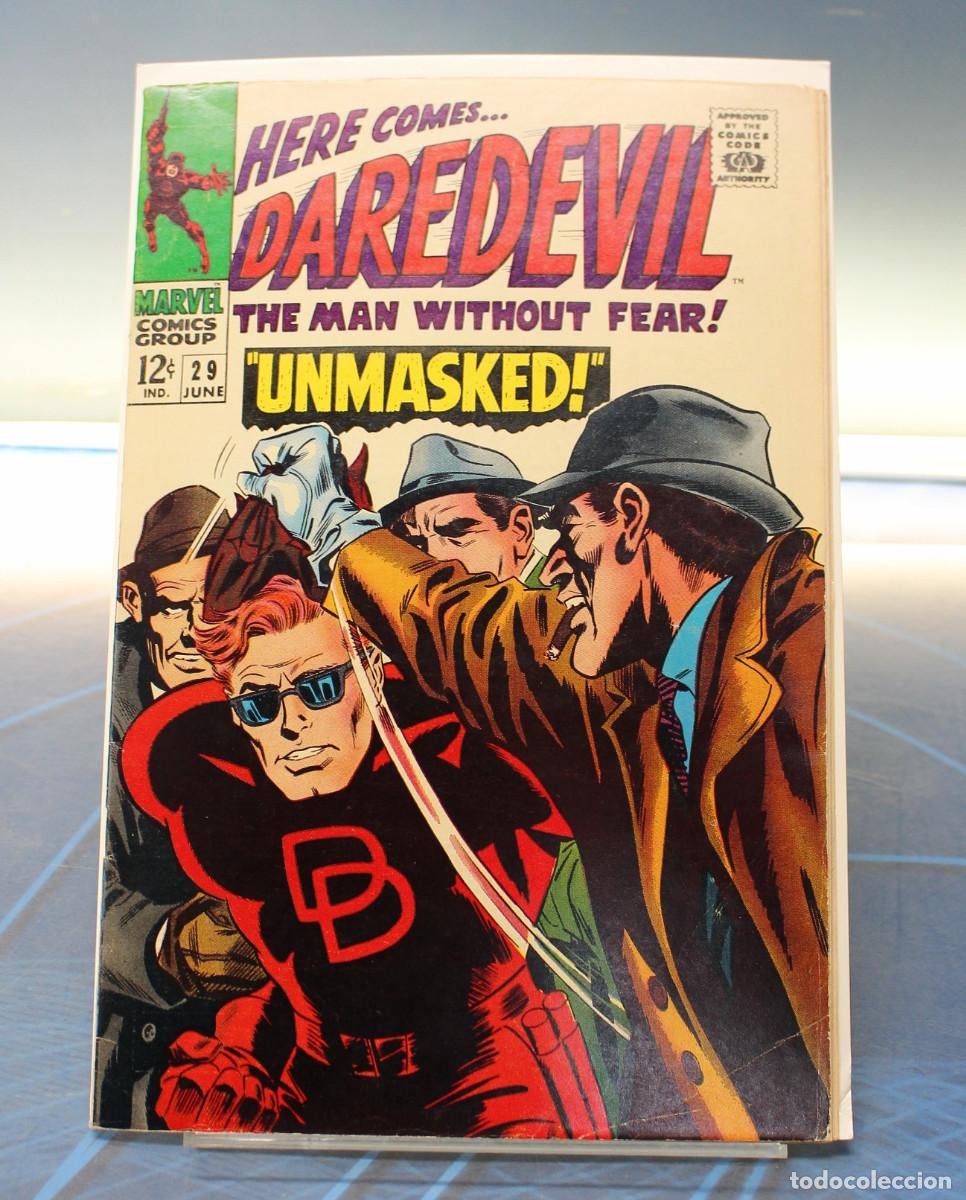 C&oacute;mics: Marvel Comics. Daredevil #29, 1967. USA. &rdquo;Unmasked&rdquo;.