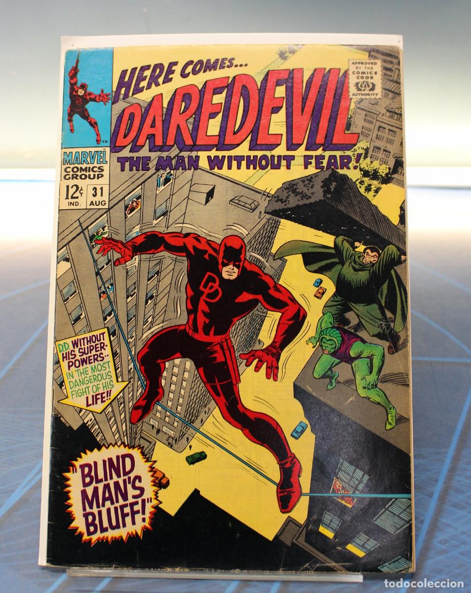 C&oacute;mics: Marvel Comics. Daredevil #31, 1967. USA. &rdquo;Blind Mans Bluff&rdquo;. - Foto 1