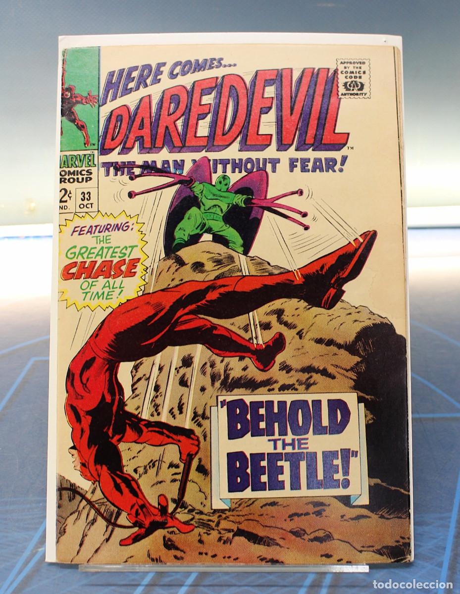 C&oacute;mics: Marvel Comics. Daredevil #33, 1967. USA. &rdquo;Behold The Beetle&rdquo;. - Foto 1