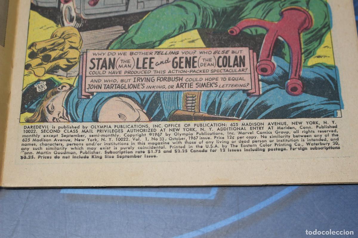 C&oacute;mics: Marvel Comics. Daredevil #33, 1967. USA. &rdquo;Behold The Beetle&rdquo;. - Foto 5