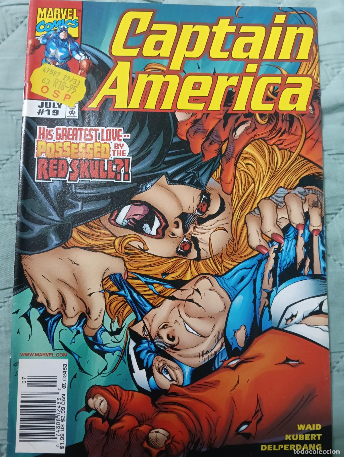 C&oacute;mics: CAPTAIN AMERICA N&ordm;19 MARVEL