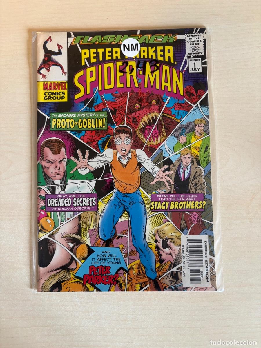C&oacute;mics: Peter Parker: Spider-Man #-1 &ndash; Flashback (Marvel Comics USA, julio 1997) - Foto 1
