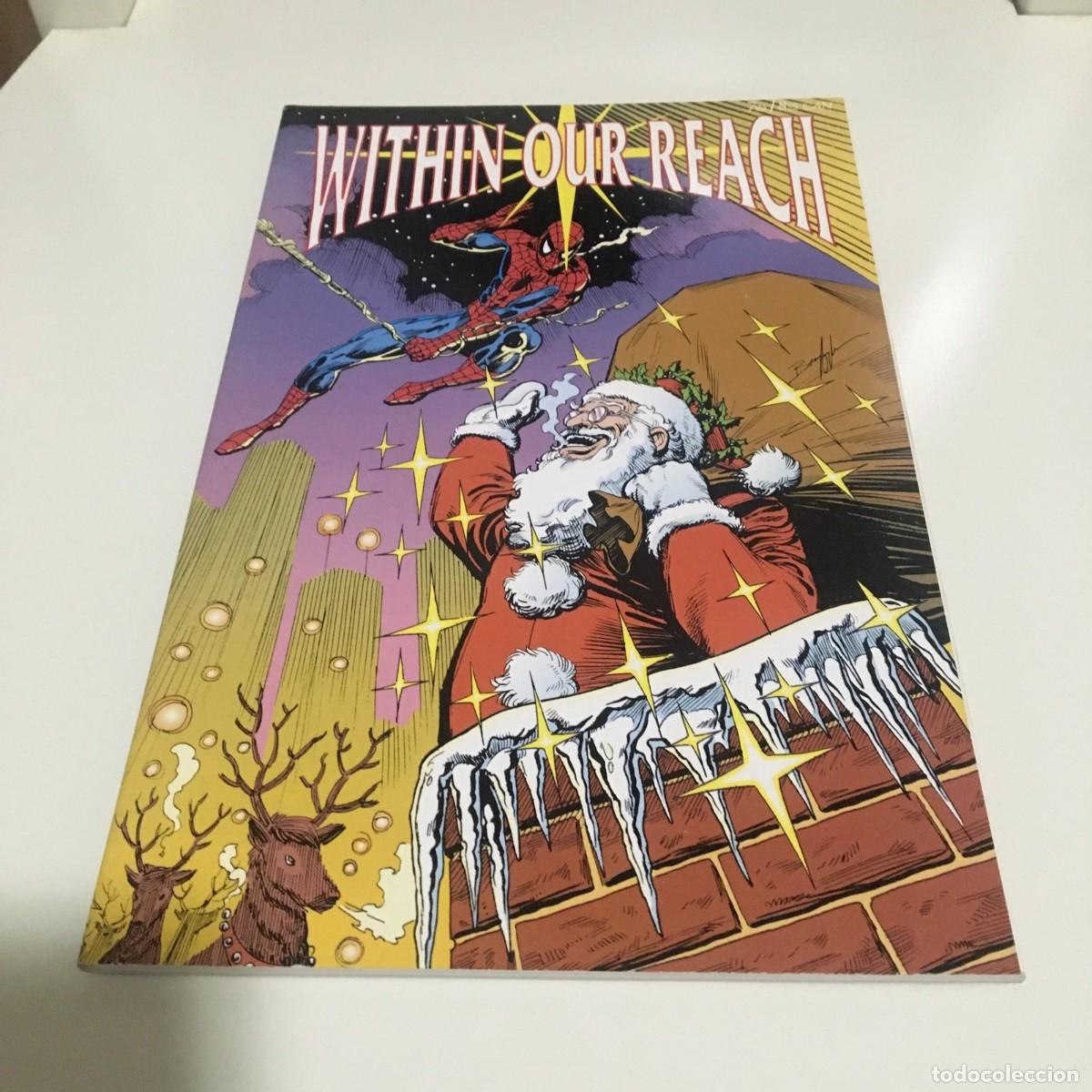 C&oacute;mics: Within Our Reach #1 Marvel Comics 1991 Star Reach SPIDER-MAN & SANTA CLAUS