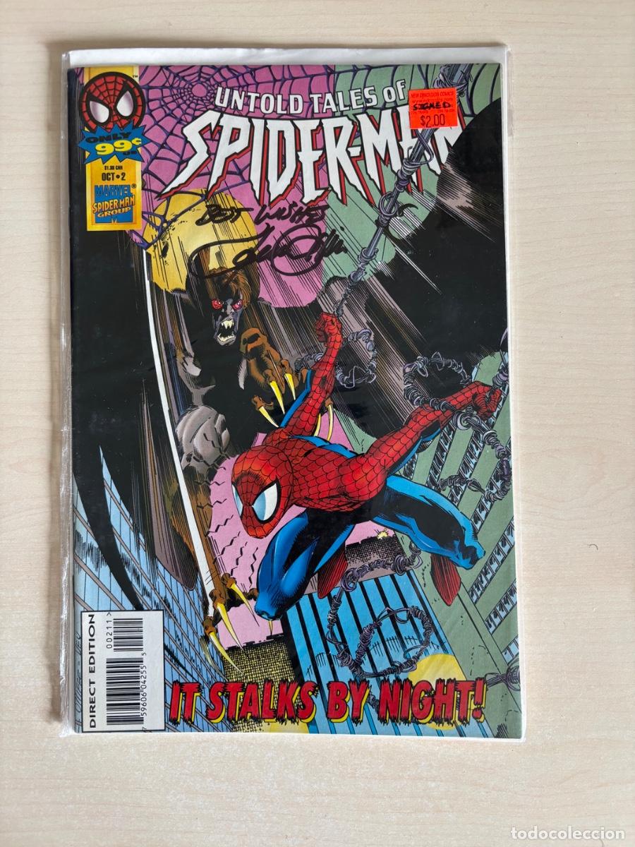 C&oacute;mics: Untold Tales of Spider-Man #2 Signed by Pat Olliffe (Marvel Comics USA, octubre 1995)