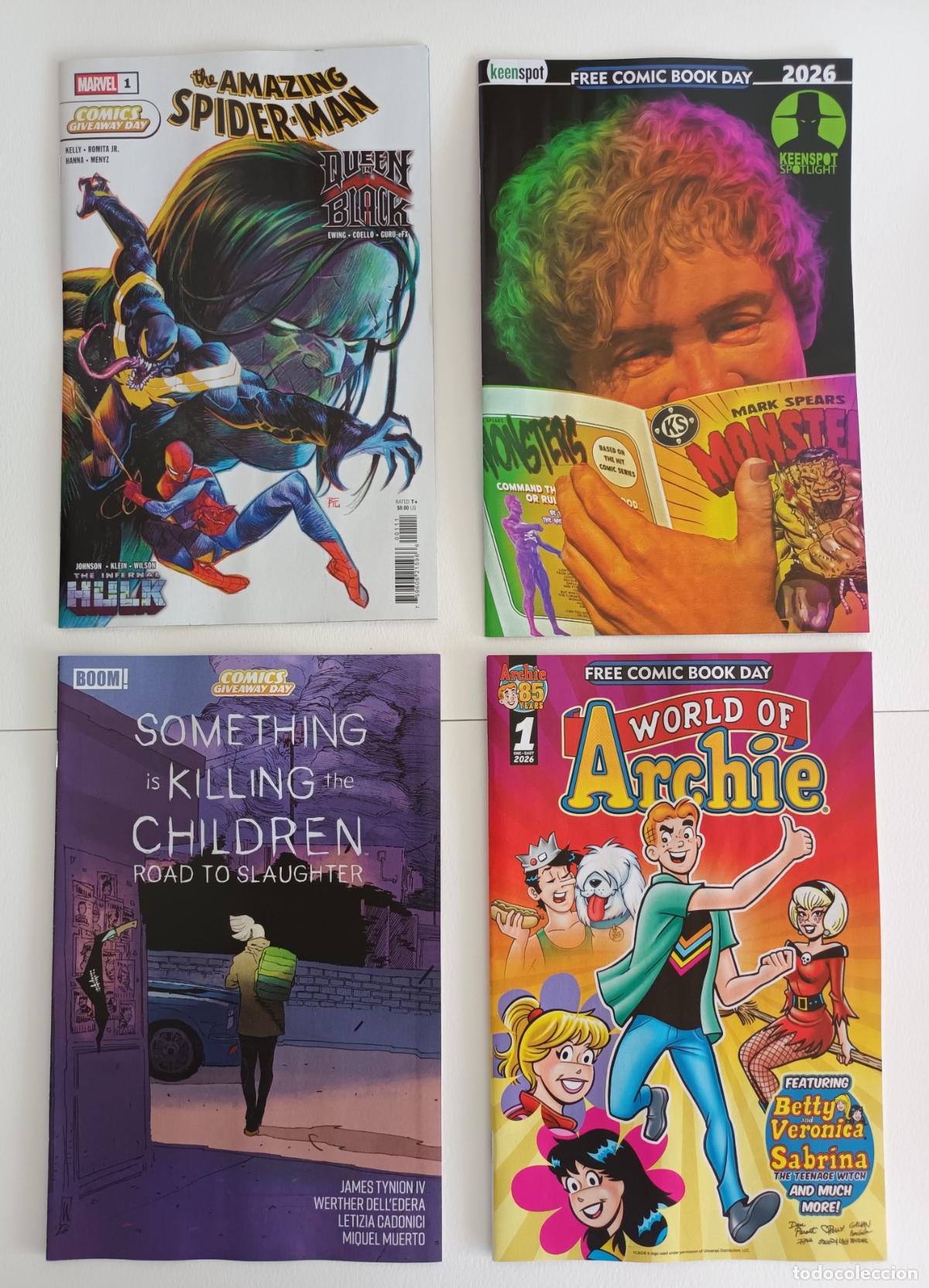 C&oacute;mics: Lote Free Comic Day Usa. 4 comics x 3 &euro;
