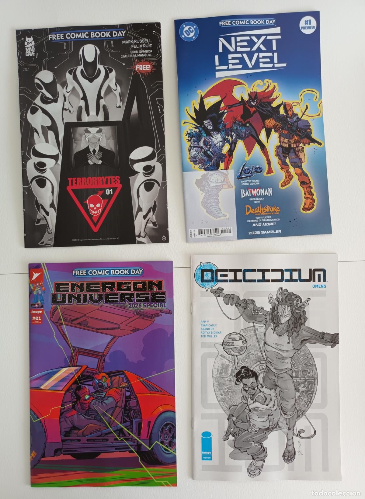 C&oacute;mics: Lote Free Comic Day Usa. 4 comics x 3 &euro;