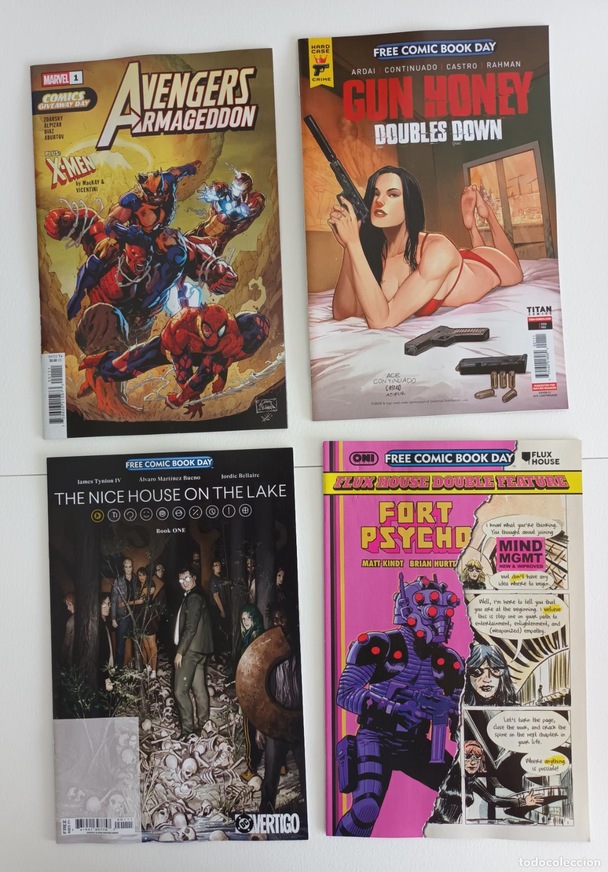 C&oacute;mics: Lote Free Comic Day Usa. 4 comics x 3 &euro;