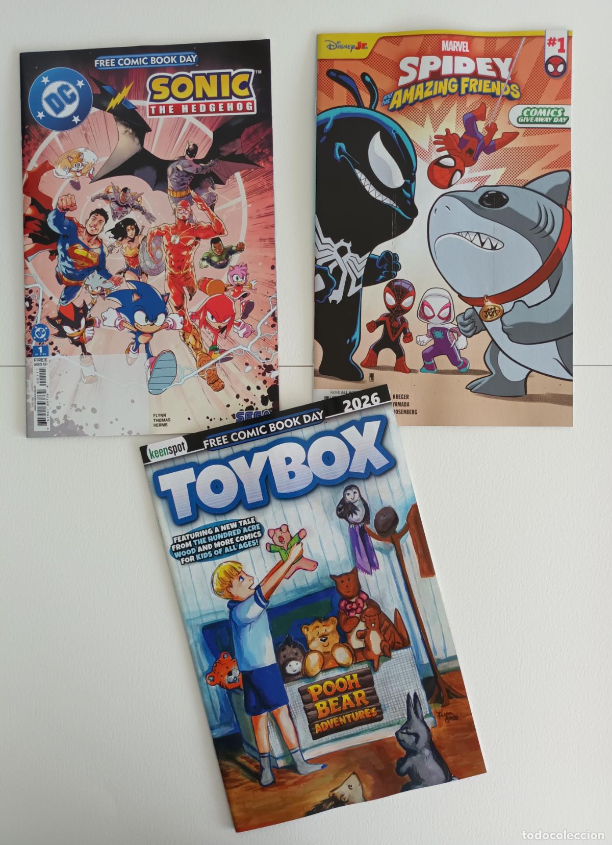 C&oacute;mics: Lote Free Comic Day Usa. 3 comics x 3 &euro;