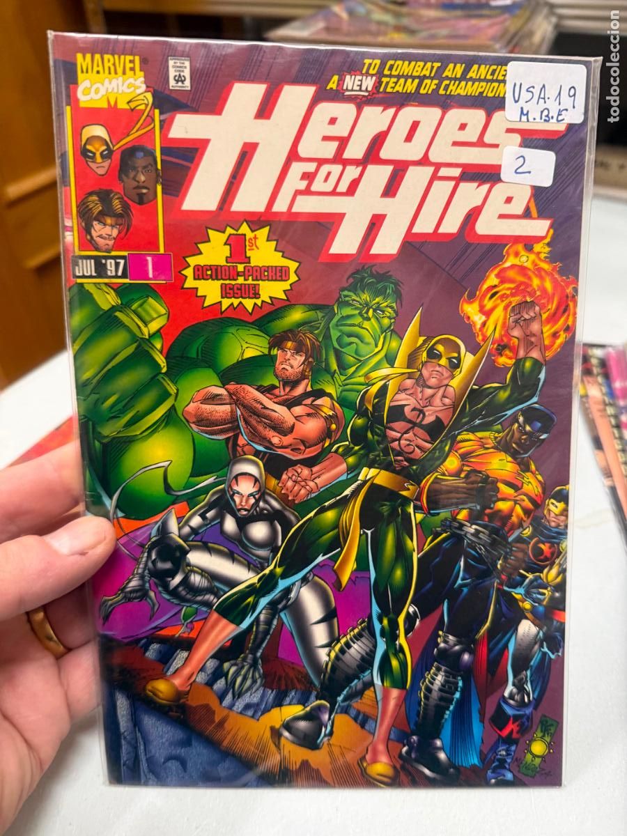 C&oacute;mics: HEROES FOR HIRE ( HEROES DE ALQUILER ) MARVEL COMICS NUMERO 1