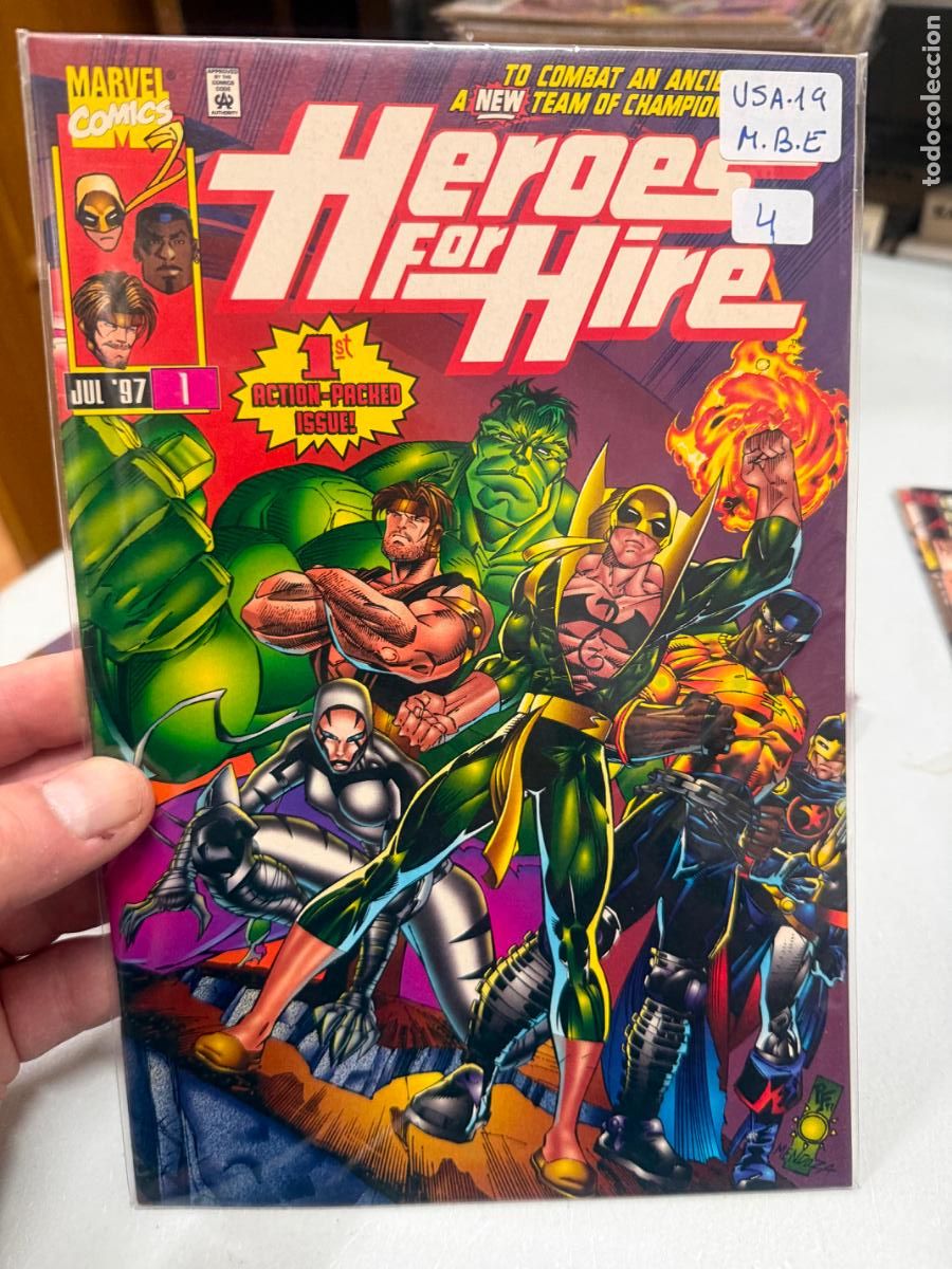 C&oacute;mics: HEROES FOR HIRE ( HEROES DE ALQUILER ) MARVEL COMICS NUMERO 1