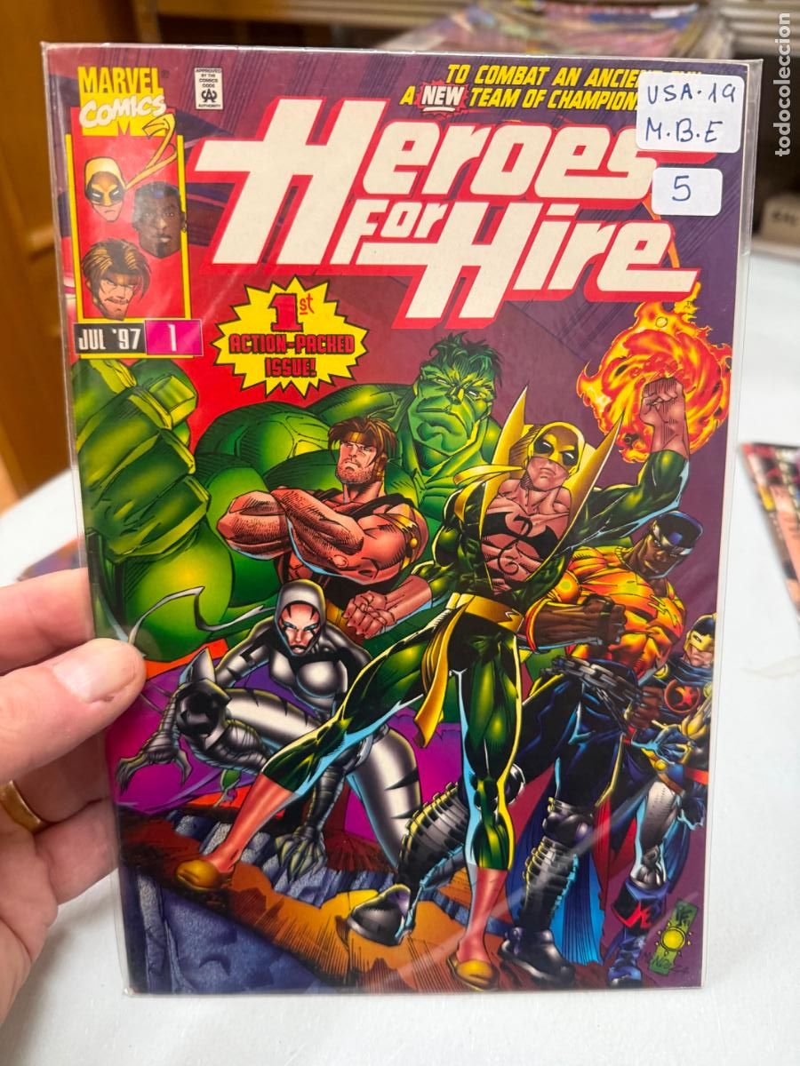 C&oacute;mics: HEROES FOR HIRE ( HEROES DE ALQUILER ) MARVEL COMICS NUMERO 1