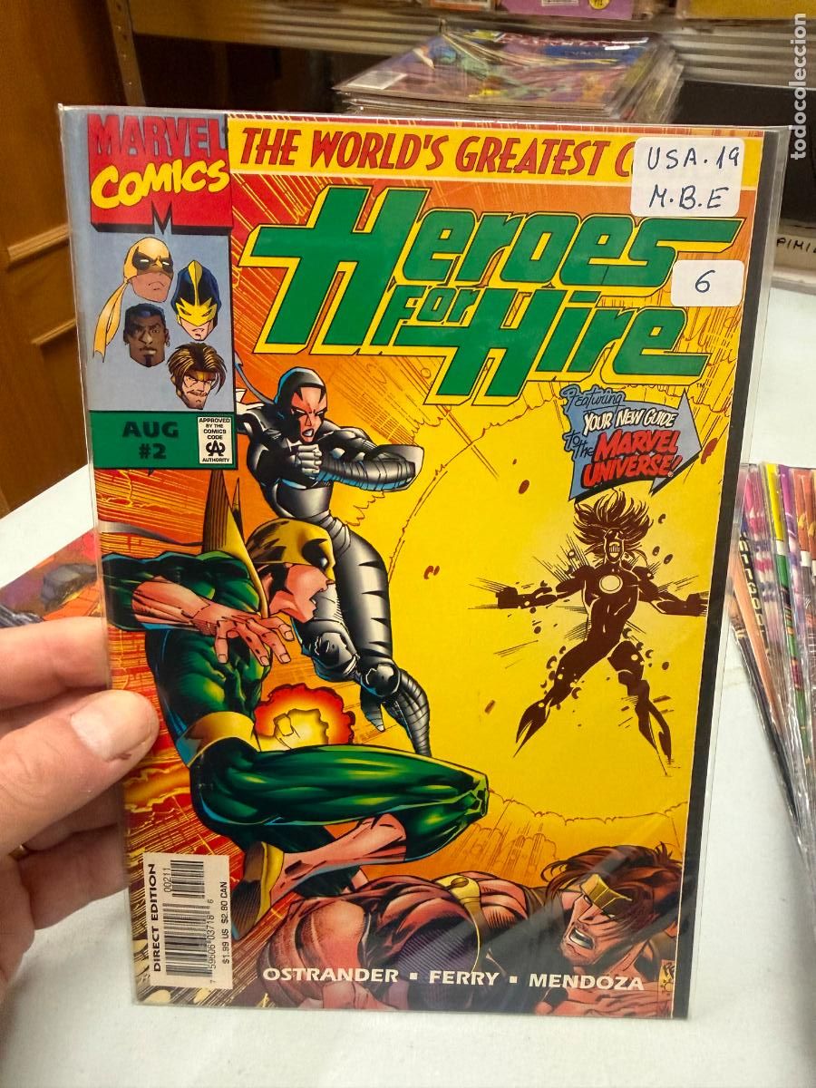C&oacute;mics: HEROES FOR HIRE ( HEROES DE ALQUILER ) MARVEL COMICS NUMERO 2