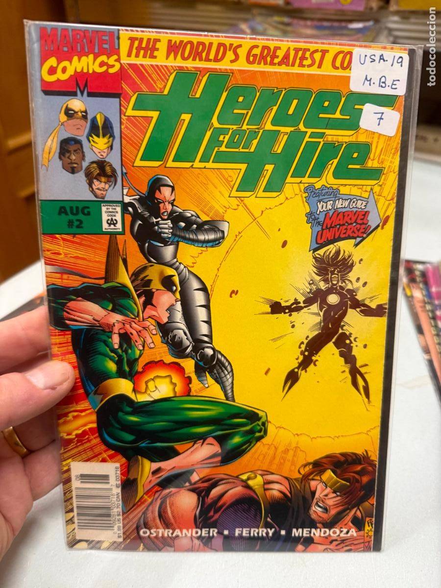 C&oacute;mics: HEROES FOR HIRE ( HEROES DE ALQUILER ) MARVEL COMICS NUMERO 2