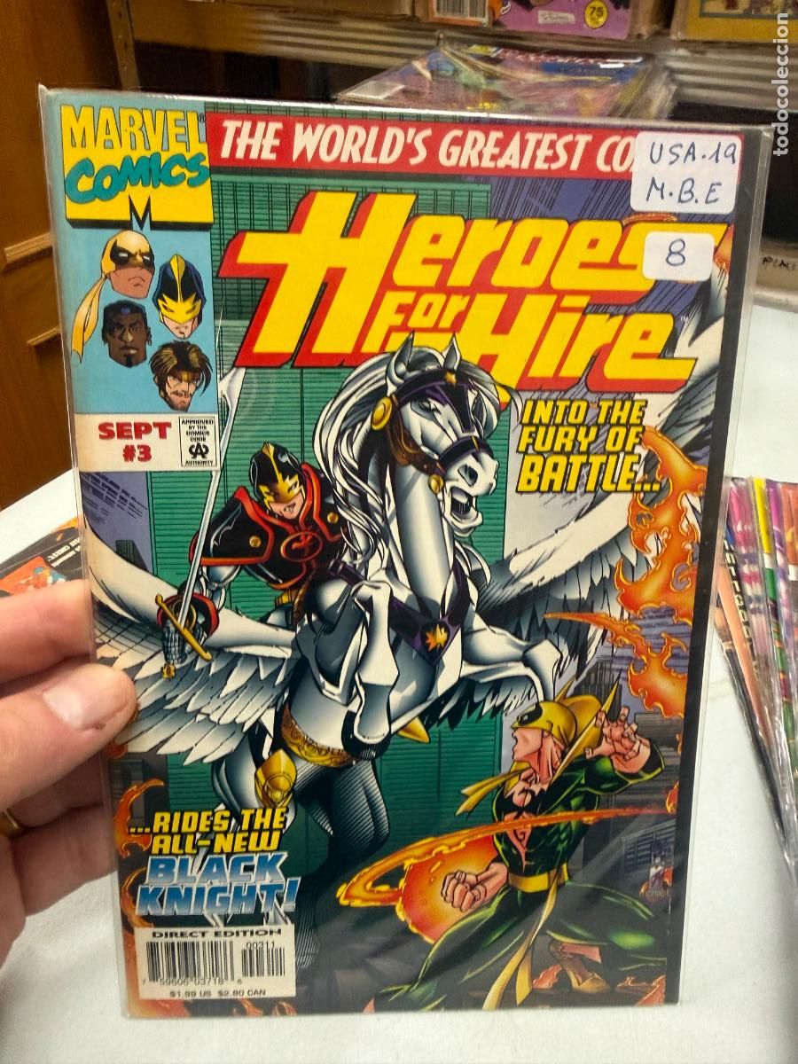 C&oacute;mics: HEROES FOR HIRE ( HEROES DE ALQUILER ) MARVEL COMICS NUMERO 3