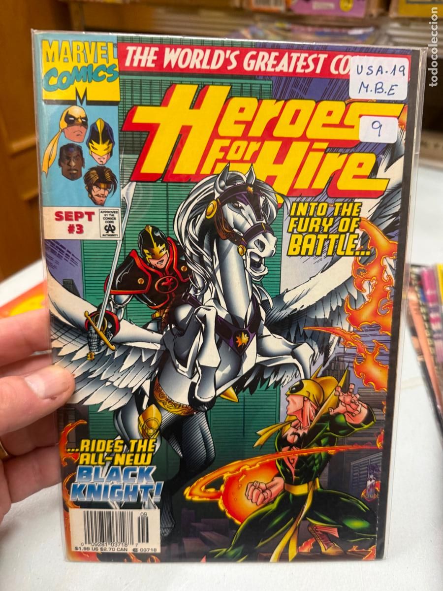 C&oacute;mics: HEROES FOR HIRE ( HEROES DE ALQUILER ) MARVEL COMICS NUMERO 3