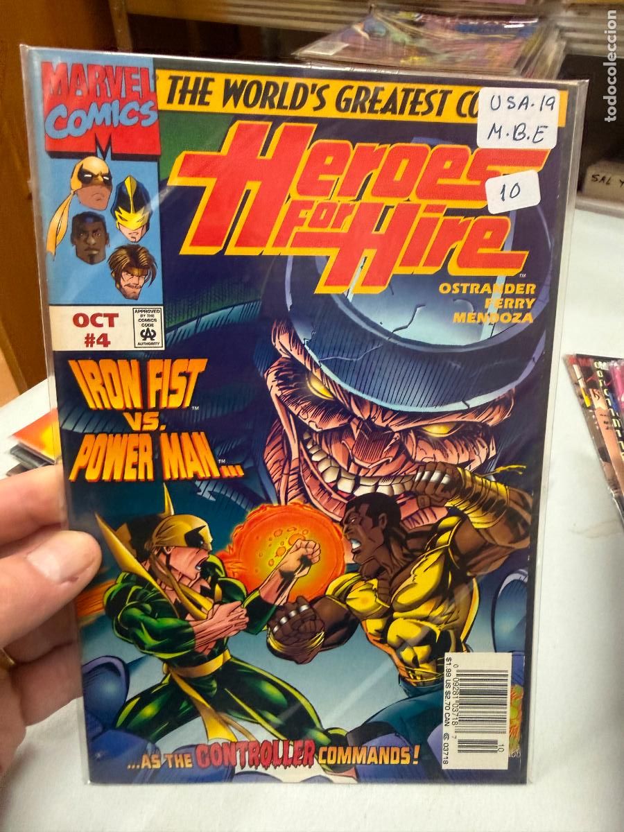 C&oacute;mics: HEROES FOR HIRE ( HEROES DE ALQUILER ) MARVEL COMICS NUMERO 4