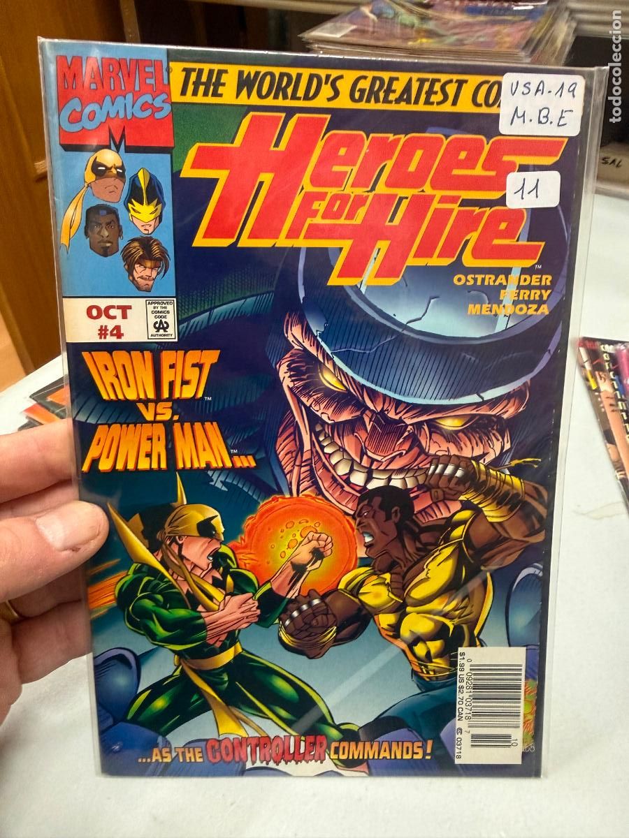 C&oacute;mics: HEROES FOR HIRE ( HEROES DE ALQUILER ) MARVEL COMICS NUMERO 4