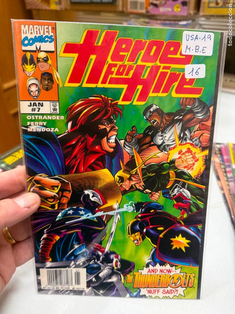 C&oacute;mics: HEROES FOR HIRE ( HEROES DE ALQUILER ) MARVEL COMICS NUMERO 7