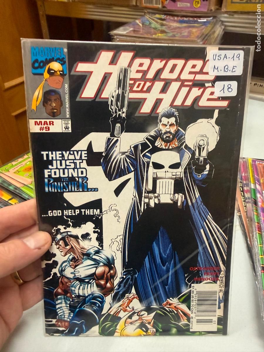 C&oacute;mics: HEROES FOR HIRE ( HEROES DE ALQUILER ) MARVEL COMICS NUMERO 9