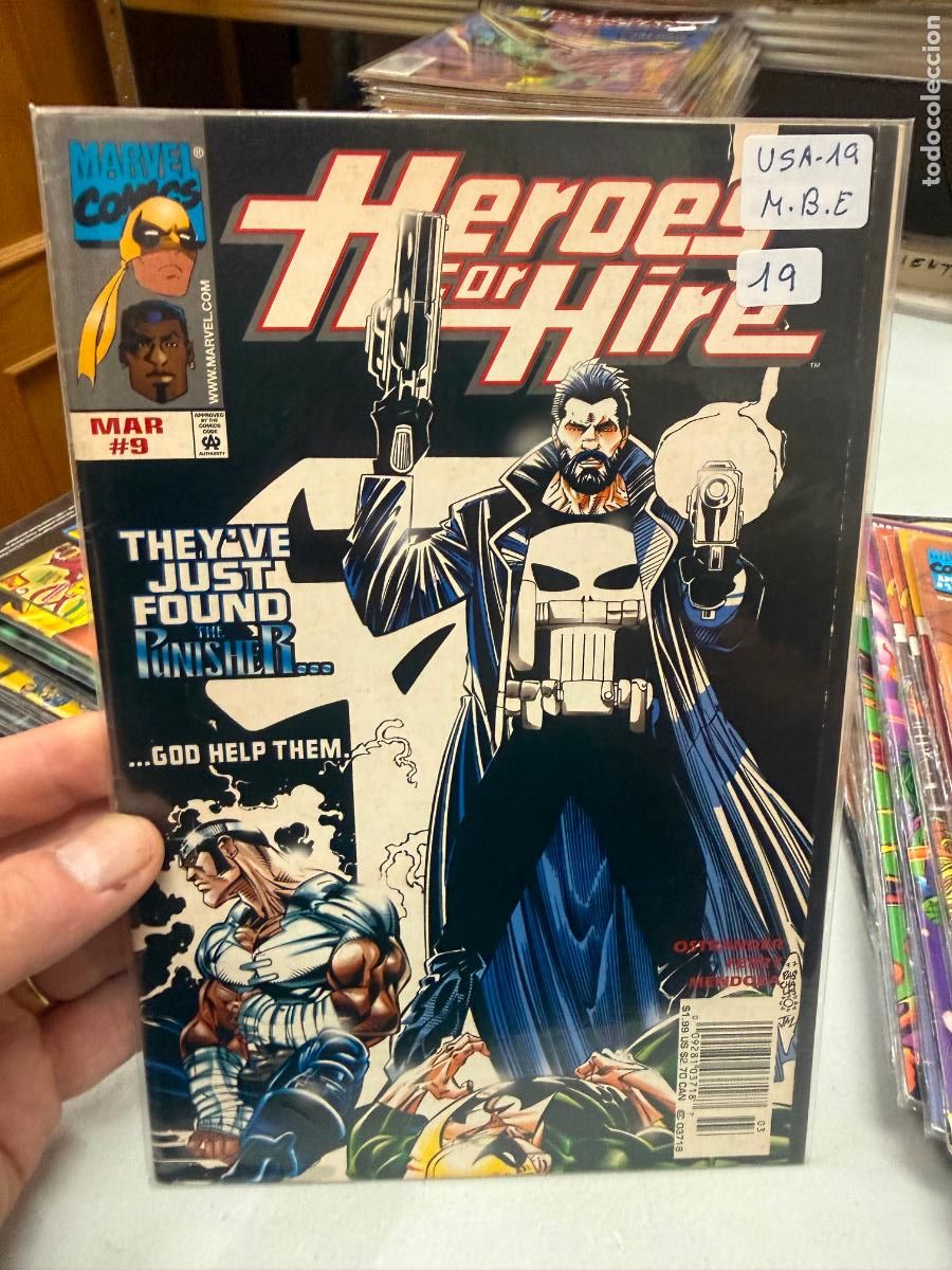 C&oacute;mics: HEROES FOR HIRE ( HEROES DE ALQUILER ) MARVEL COMICS NUMERO 9