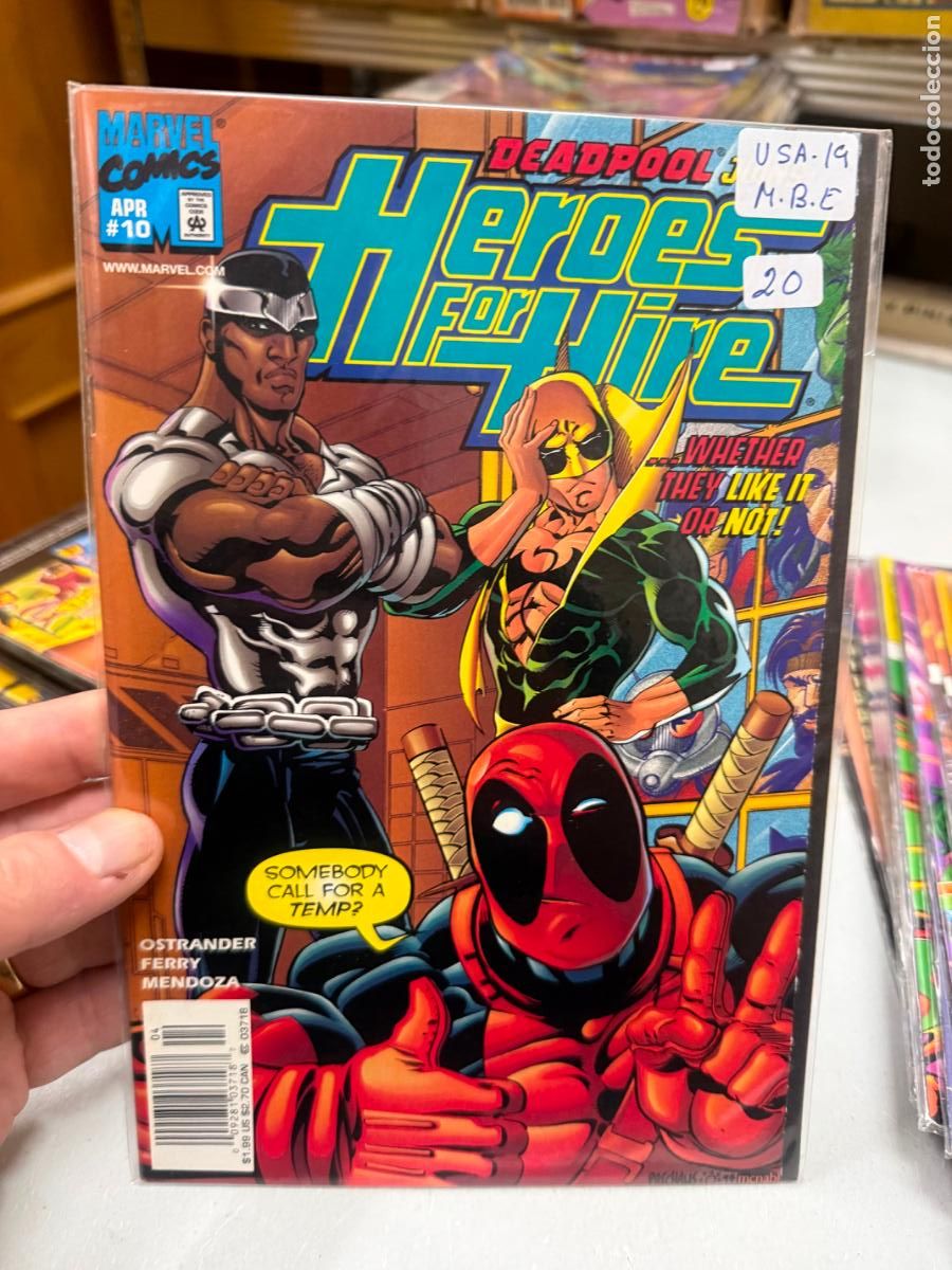 C&oacute;mics: HEROES FOR HIRE ( HEROES DE ALQUILER ) MARVEL COMICS NUMERO 10