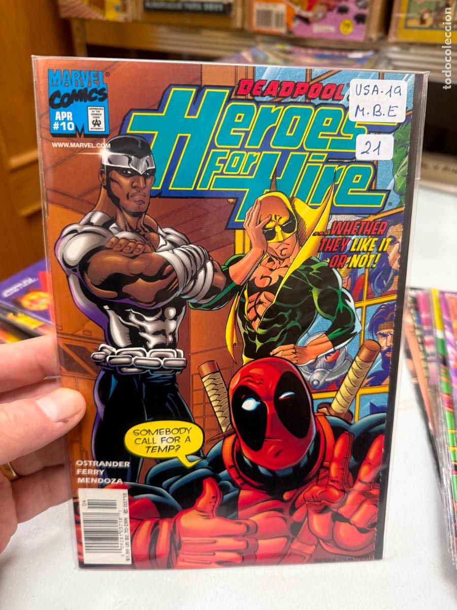 C&oacute;mics: HEROES FOR HIRE ( HEROES DE ALQUILER ) MARVEL COMICS NUMERO 10