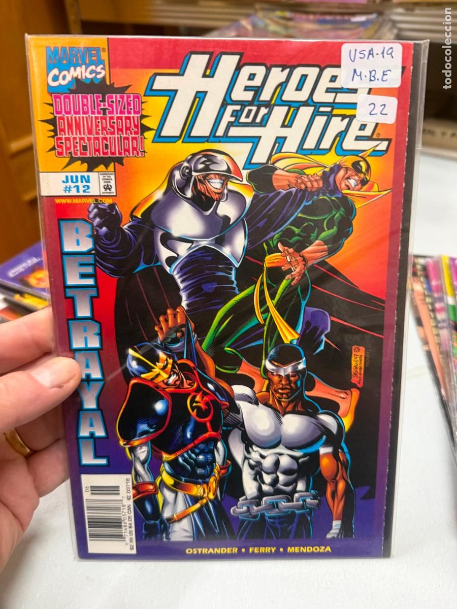 C&oacute;mics: HEROES FOR HIRE ( HEROES DE ALQUILER ) MARVEL COMICS NUMERO 12