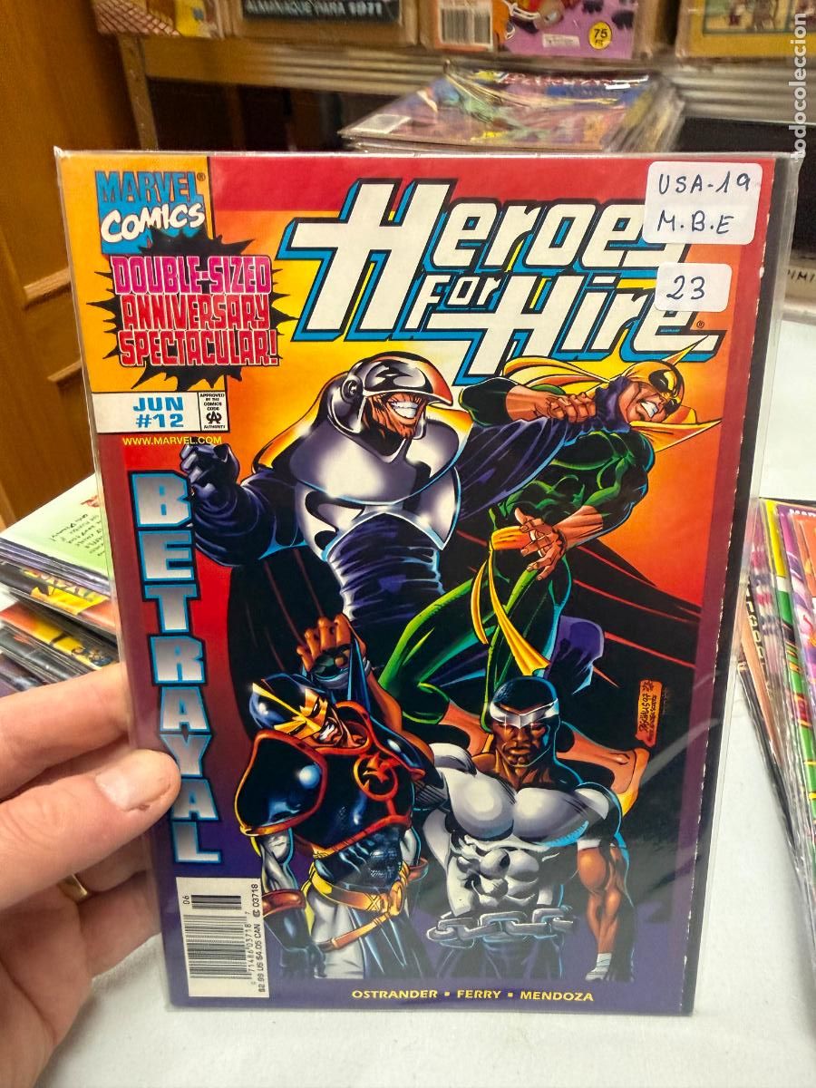 C&oacute;mics: HEROES FOR HIRE ( HEROES DE ALQUILER ) MARVEL COMICS NUMERO 12