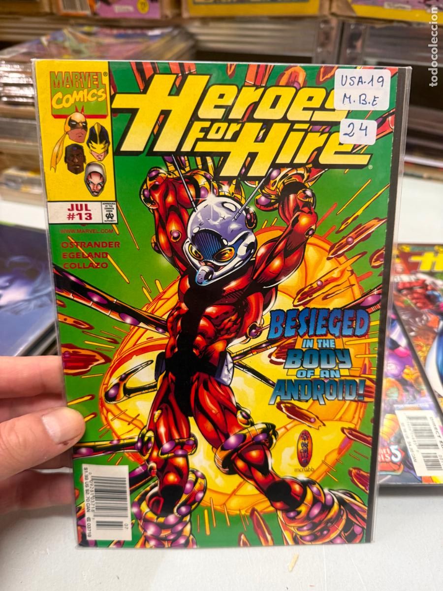 C&oacute;mics: HEROES FOR HIRE ( HEROES DE ALQUILER ) MARVEL COMICS NUMERO 19