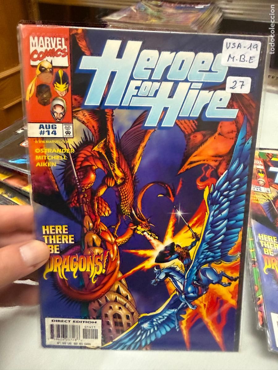 C&oacute;mics: HEROES FOR HIRE ( HEROES DE ALQUILER ) MARVEL COMICS NUMERO 14