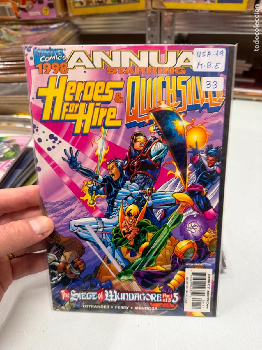 C&oacute;mics: HEROES FOR HIRE ( HEROES DE ALQUILER ) MARVEL COMICS NUMERO ANNUAL 1998
