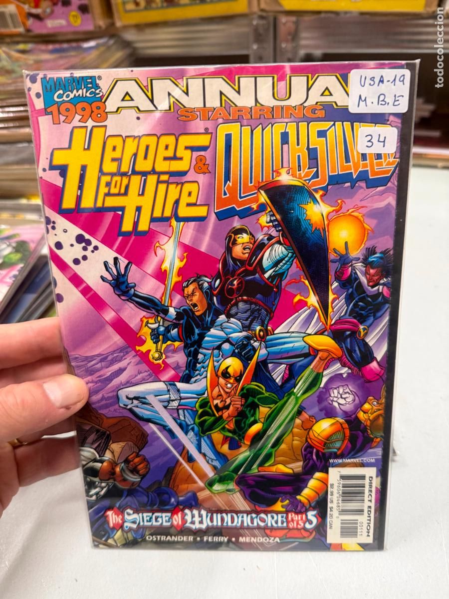 C&oacute;mics: HEROES FOR HIRE ( HEROES DE ALQUILER ) MARVEL COMICS NUMERO ANNUAL 1998