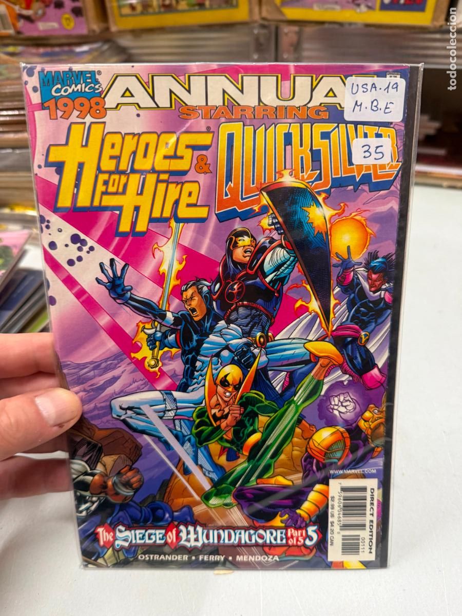 C&oacute;mics: HEROES FOR HIRE ( HEROES DE ALQUILER ) MARVEL COMICS NUMERO ANNUAL 1998