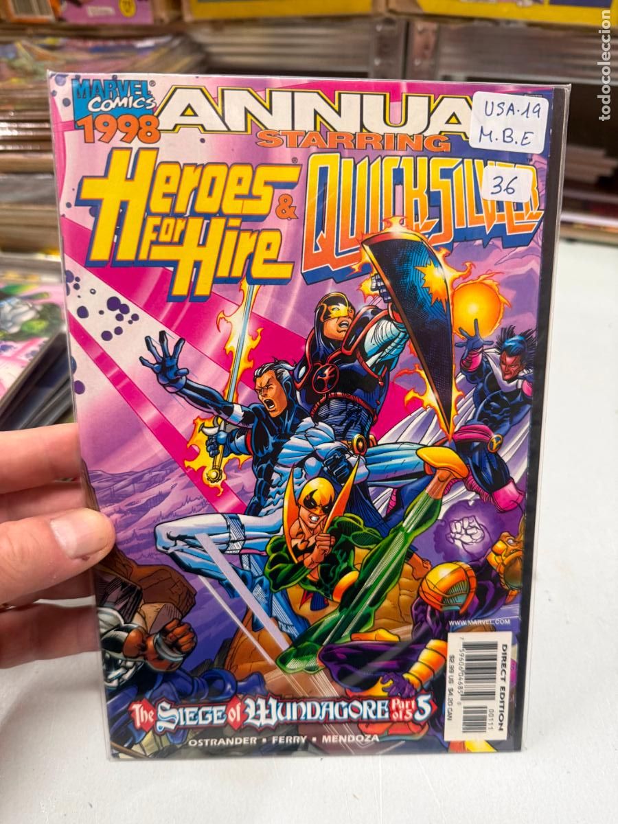 C&oacute;mics: HEROES FOR HIRE ( HEROES DE ALQUILER ) MARVEL COMICS NUMERO ANNUAL 1998