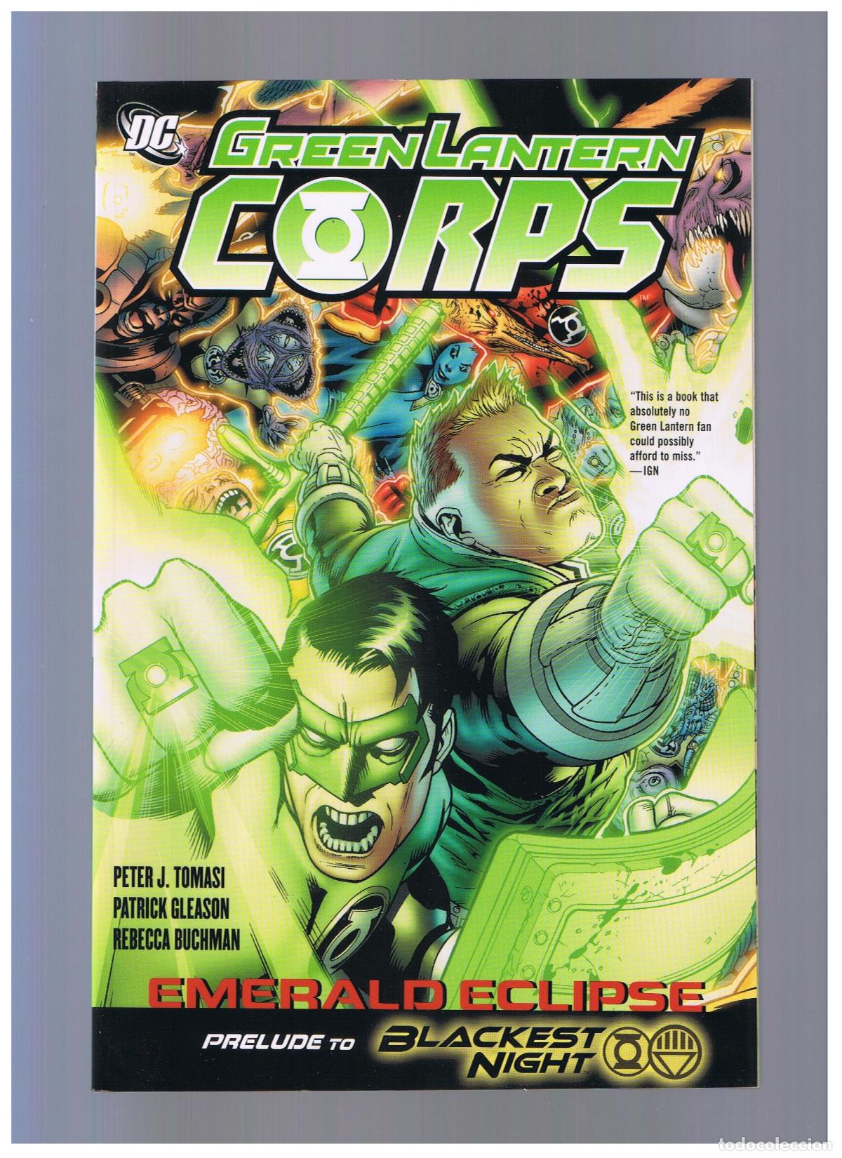 C&oacute;mics: GREEN LANTERN CORPS EMERALD ECLIPSE