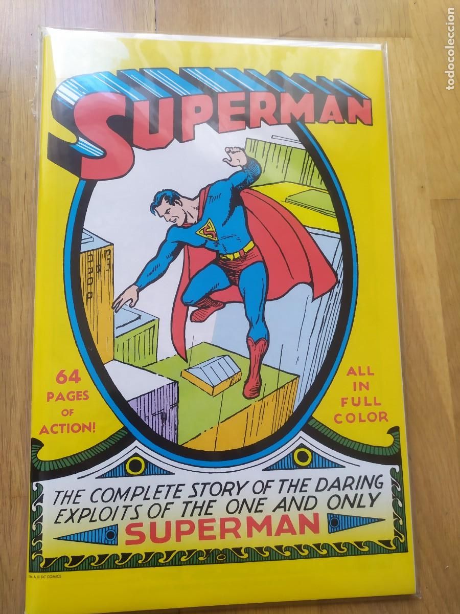 C&oacute;mics: SUPERMAN N&ordm; 1. EDICI&Oacute;N FACSIMIL. DC COMICS. INGL&Eacute;S. NUEVO. - Foto 1