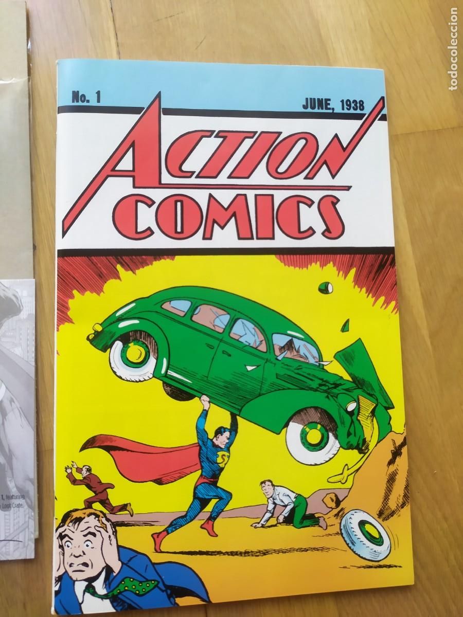 C&oacute;mics: ACTION COMICS N&ordm; 1. EDICI&Oacute;N FACSIMIL. PRIMERA APARICI&Oacute;N DE SUPERMAN. 2017.
