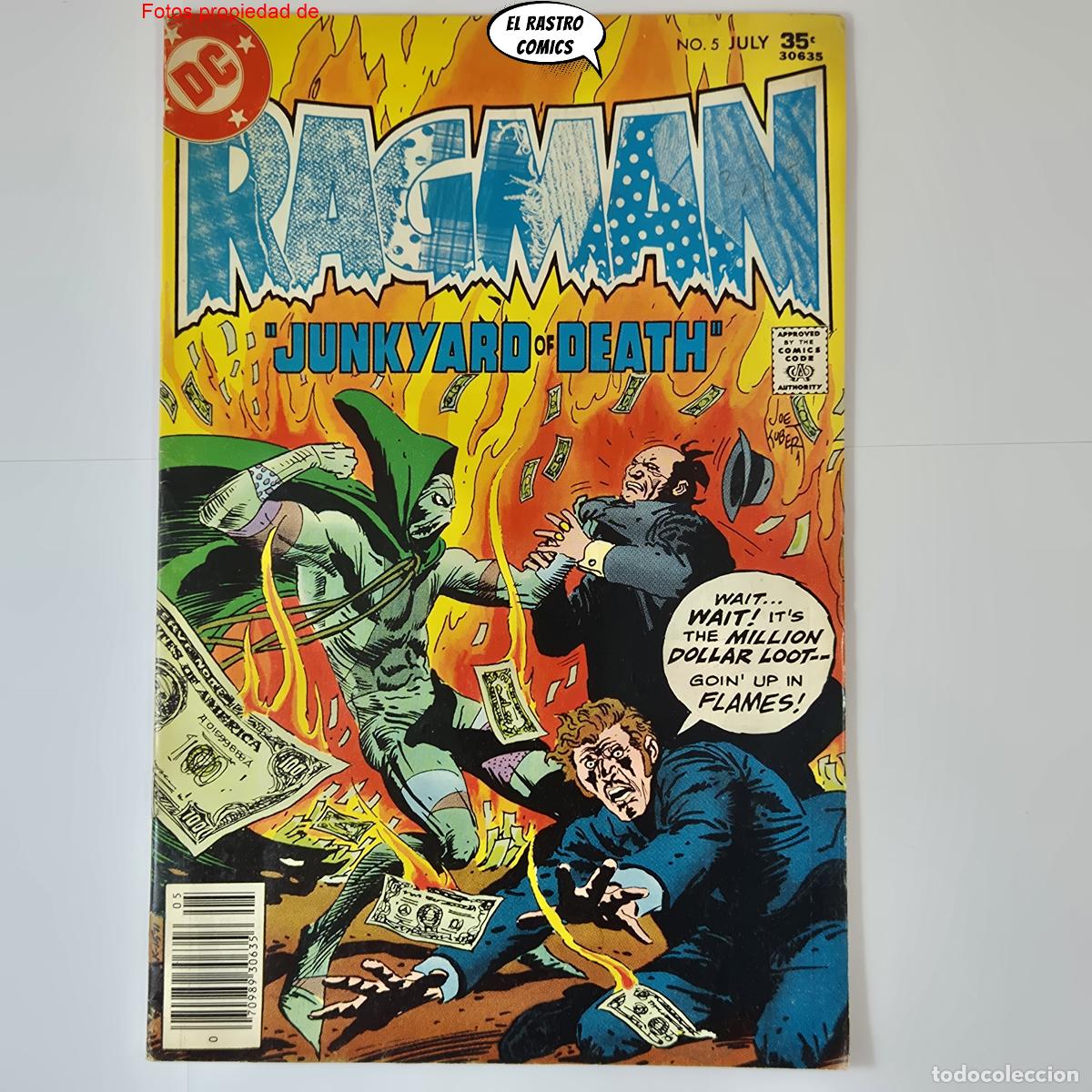 C&oacute;mics: Ragman n&ordm; 5, DC USA 1977, en ingl&eacute;s
