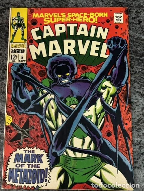 C&oacute;mics: CAPTAIN MARVEL N&ordm; 5 (SEPTIEMBRE 1968). ORIGINAL MARVEL. MUY BUEN ESTADO