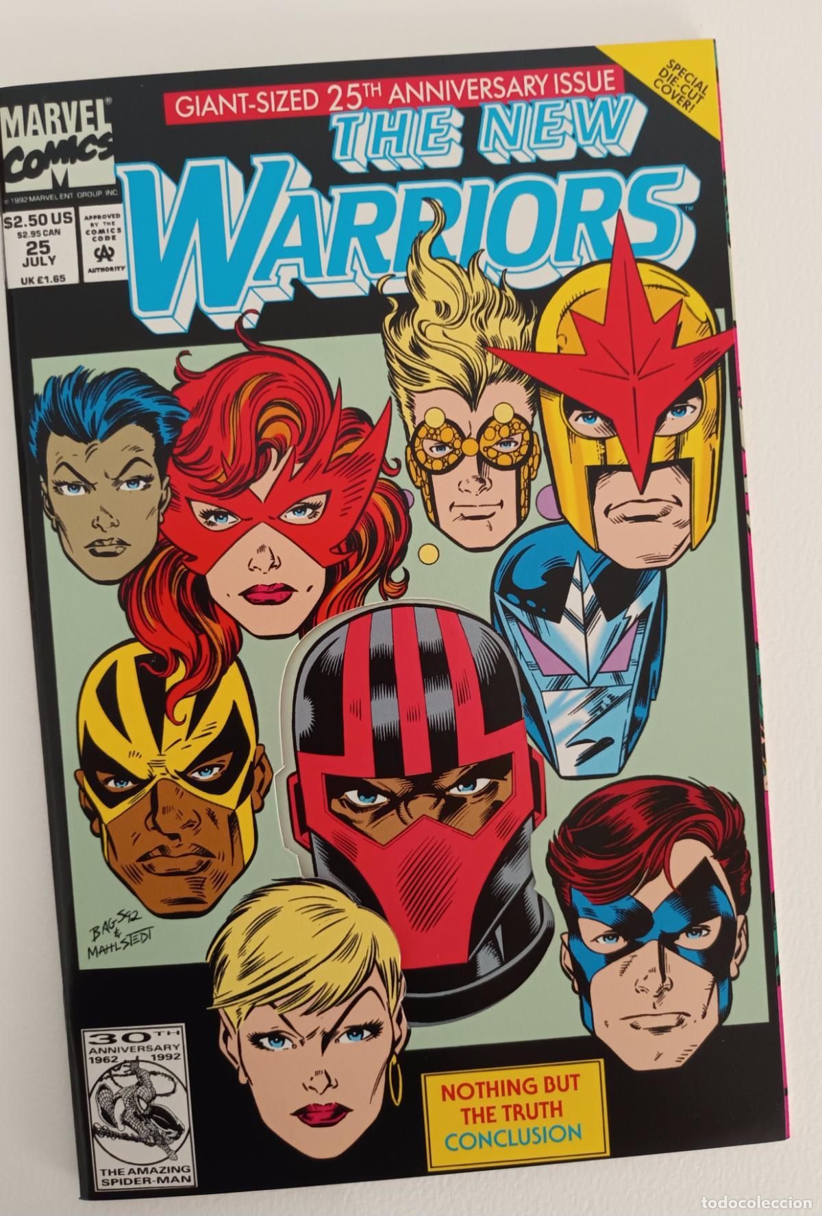 C&oacute;mics: New Warriors especial n. 25 Usa con portada troquelada