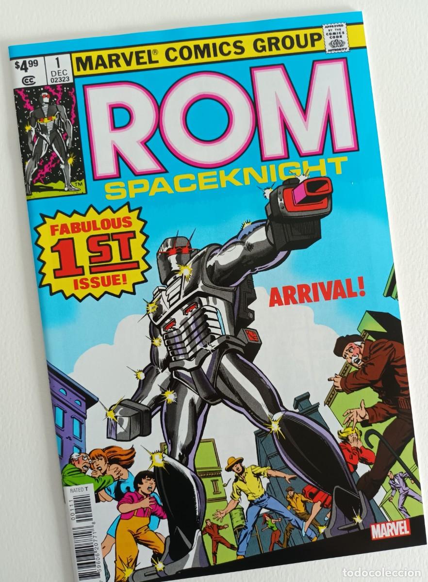C&oacute;mics: Rom n&ordm; 1 USA, facsimile. Portada de Frank Miller