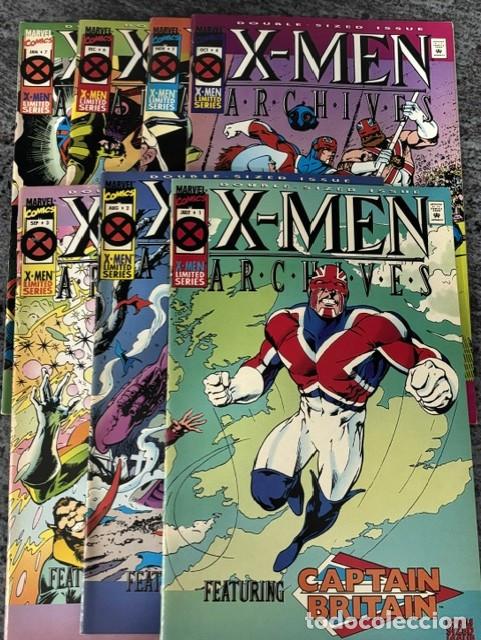 C&oacute;mics: X-MEN ARCHIVES N&ordm; 1 AL 7 FEATURING CAPTAIN BRITAIN ( 1995). ORIGINAL MARVEL. ALAN MOORE. COMPLETA