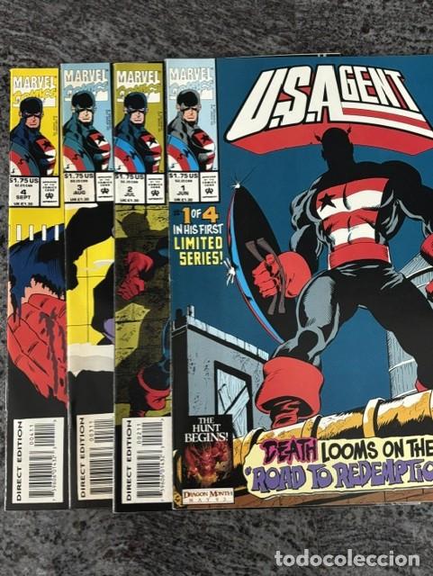 C&oacute;mics: U.S. AGENT . MINISERIE COMPLETA 1 AL 4, ORIGINAL MARVEL (1993). NUEVOS.