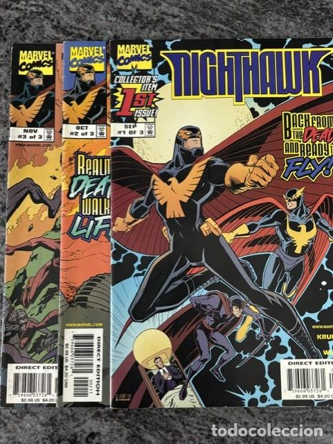 C&oacute;mics: NIGHTHAWK . MINISERIE COMPLETA 1 AL 3, ORIGINAL MARVEL (1998). NUEVOS.