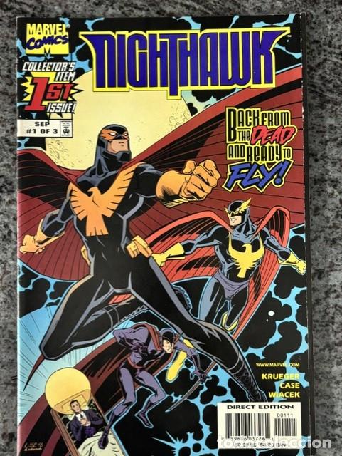 C&oacute;mics: NIGHTHAWK . MINISERIE COMPLETA 1 AL 3, ORIGINAL MARVEL (1998). NUEVOS. - Foto 2